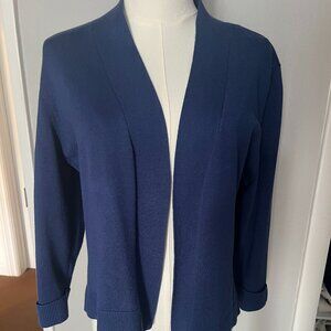 Verve Ami Cropped Blue Cardigan
